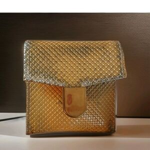 Elegant Gold Textured Clutch